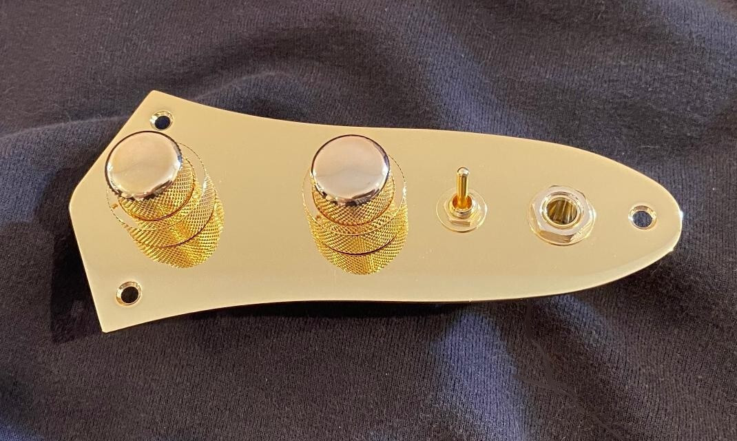 1960 Style wiring harness GOLD for Fender Jazz Bass with