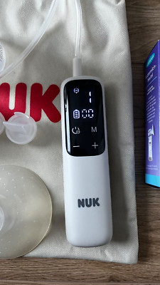 NUK Soft & Easy elektrische Milchpumpe | Brustaufsätze aus 100 % Silikon