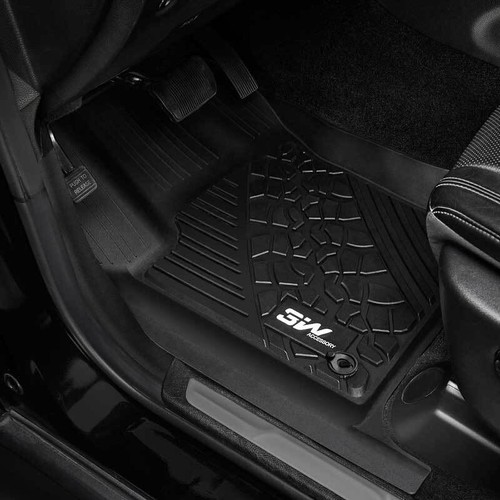 3W Floor Mats Trunk Liner For Jeep Grand Cherokee 2013-2025 All Weather Car Mat - Picture 11 of 26