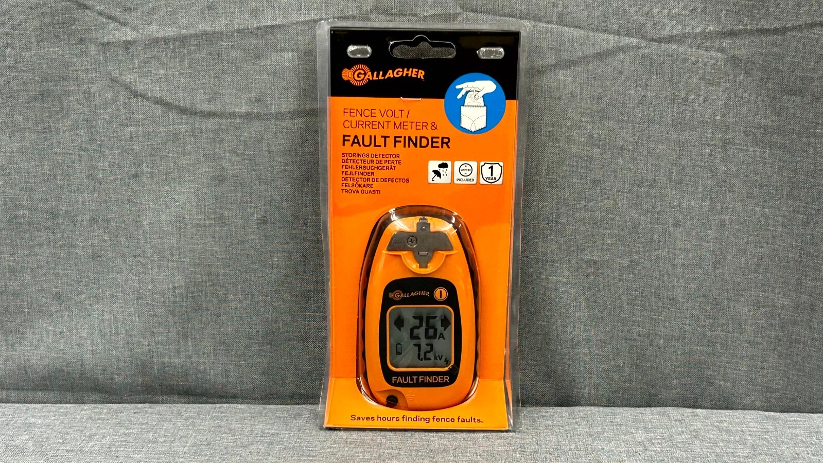 Gallagher G50905 Electric Fence Volt/current Meter and Fault Finder