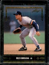 1991 Leaf - Gold Leaf Rookies Bonus #BC11 - Rico Brogna