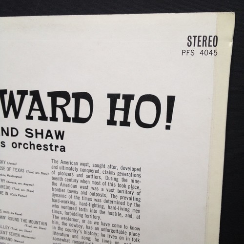 Roland Shaw WESTWARD HO Film TV Soundtrack LP High Noon Red River Big Country EX - Picture 5 of 12