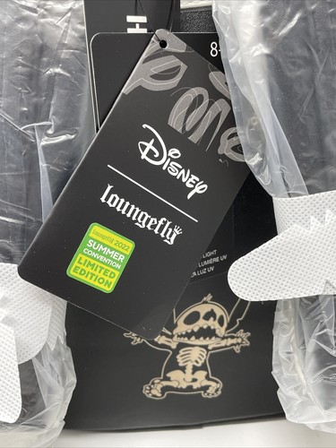 Disney Loungefly Mini Backpack Summer Convention Exclusive 2022 Stitch Skeleton - Picture 6 of 12