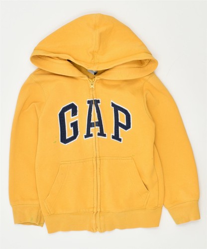 Gap sudadera con capucha Con Cremallera Niños Suéter XS amarillo algodón  BI11 | eBay