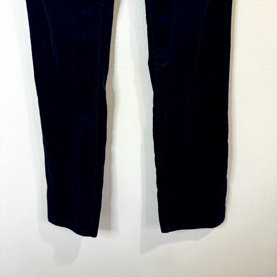 Pantalones de Pana Chaps Ralph Lauren Talla 4/Pequeño Azul Marino Corte Bootcut Bajo tiro medio Foto 3 de 4