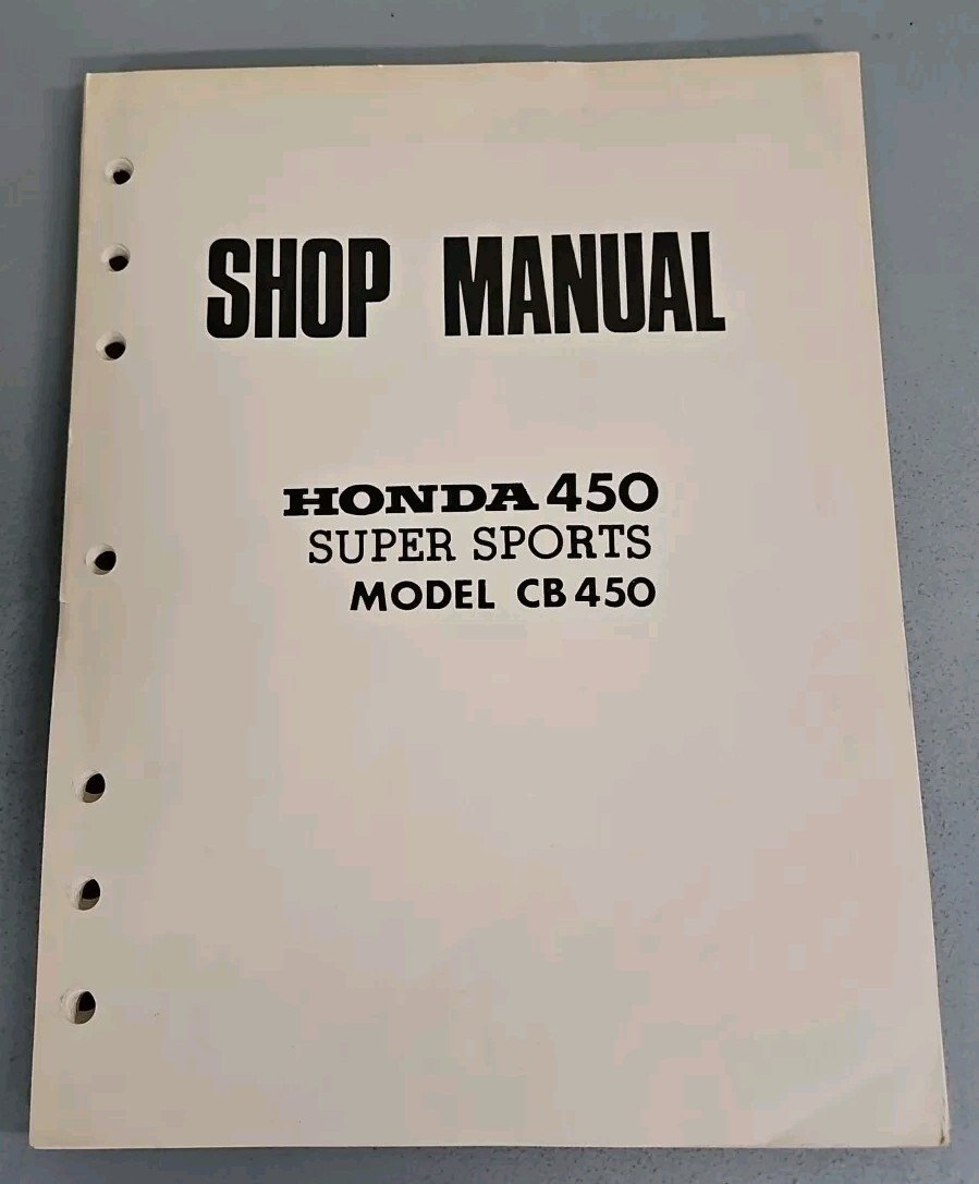 Honda CB450 Unbound Service Manual 1972 OEM Genuine | eBay