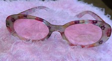 GIRLS SUNGLASSES PINK FLORAL 100 UV TRENDY ACCESSORY SUPER CUTE 