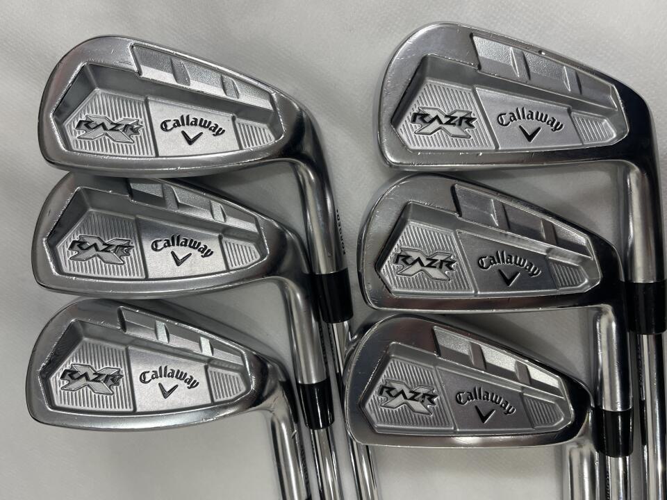 Callaway RAZR X FORGED 6 Iron Set 5-9 P Right-Handed Stiff Callaway RAZR X FORGED 6 Iron Set 5-9 P Right-Handed Stiff