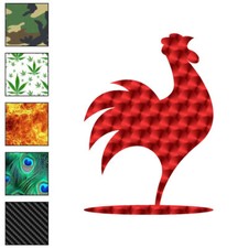 Rooster Chicken Poultry, Vinyl Decal Sticker, 40 Patterns  3 Sizes, 6912