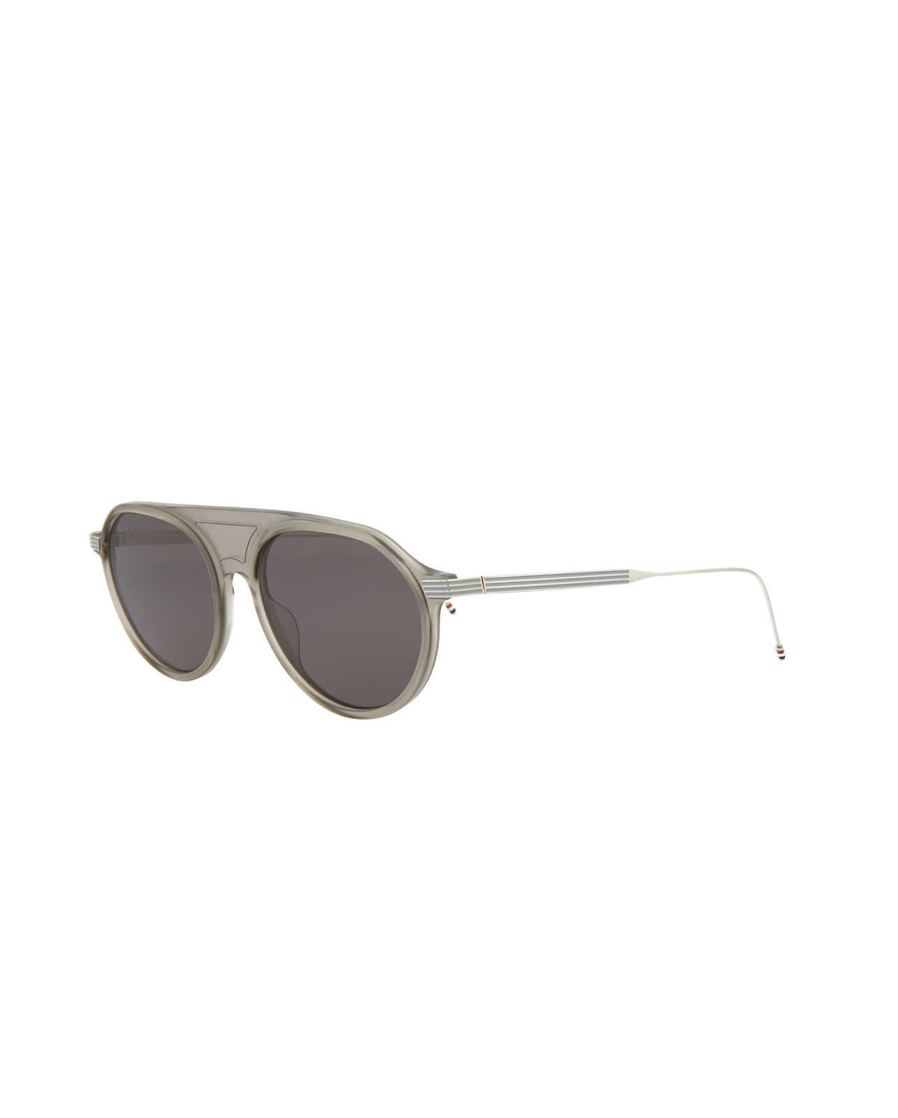 Солнцезащитные очки Thom Browne унисекс TB809-BGRYSLV-55 новинка серые с атласными кристаллами 36890₽