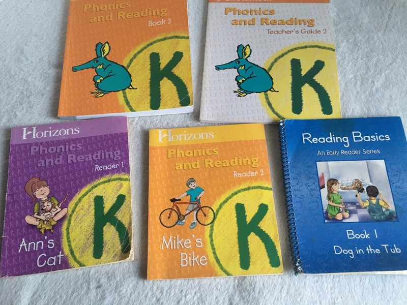 Horizons Grade K Phonics and Reading Workbook #2 READERS 1 & 2 + Teachers Guide