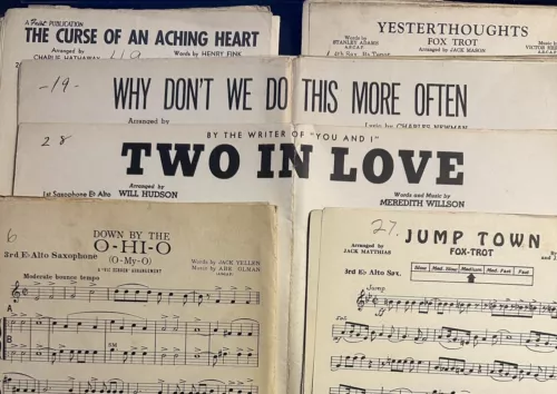 6 20s/30s Band Arrangement Packets Medium Thickness  !!