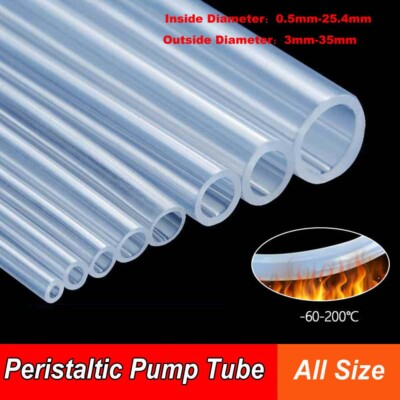 #ad Silicone Clear Hose Pipe Peristaltic Pump Tube Fuel Water Car Oil Aquariums Air $56.96