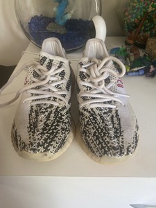 zebra yeezys for kids