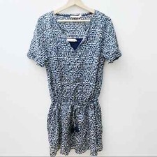 Tory Burch Drop Waist Silk Dress