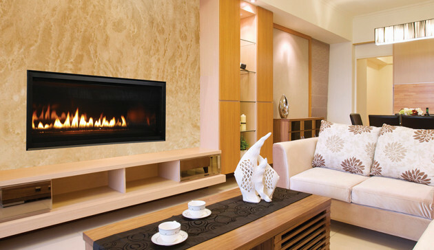 Napoleon Luxuria Lvx62 Direct Vent Gas Fireplace Linear Cool Glass