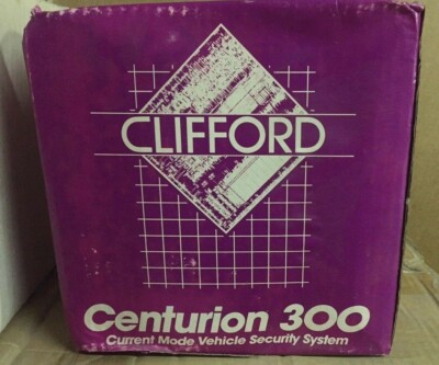 Clifford CENTURION 300 OG Car Alarm w remote/transmitter manual 100% COMPLETE