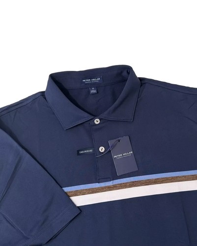 Peter Millar Crown Crafted Men's Navy Mayhew Performance Jersey Polo SZ. XL NWT - Picture 2 of 5
