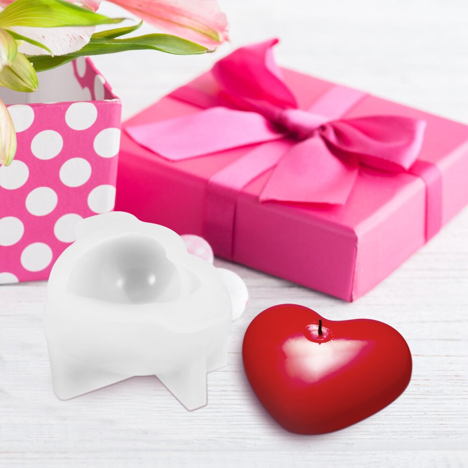 5 Pieces Heart Mold Trinket Container Molds Candle Making Tools eBay