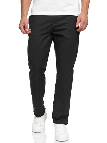 Indicode Hombre Pantalones de Lino Haverfield Pantalones de Tela Ligeros Pantalones de Verano Tela de Lino - Imagen 26 de 36