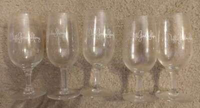 DUFF GORDON SHERRY GLASSES - Set of 5 - Vintage