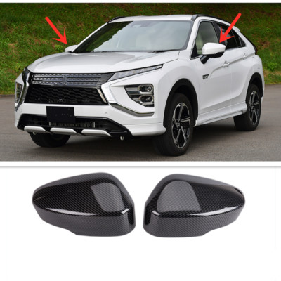 2PCS Carbon fiber Rearview Mirror Cover For Mitsubishi Eclipse Cross 2018-2023