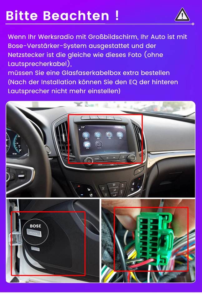 64GB Android 13 Navi Autoradio GPS DSP BT Carplay für Opel Insignia Bj.2013-2016 - Bild 4 von 4