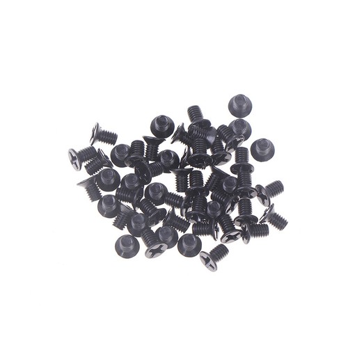 50Pcs Computer PC Case 2.5" Hard Drive Screw Flat Countersunk Cross Head Bolt - Afbeelding 10 van 12