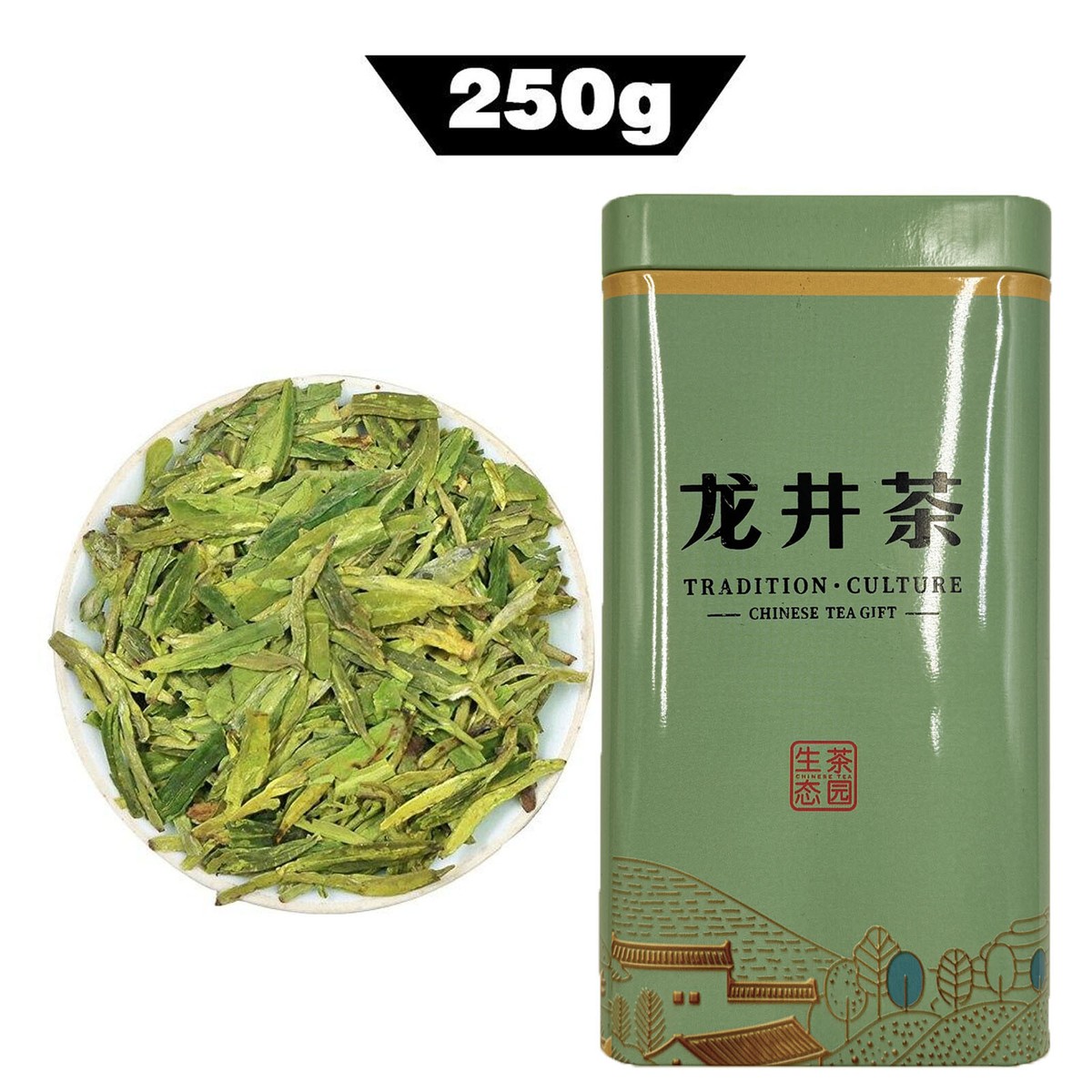 Dragon Well Chinese Green Tea Spring Fresh Dragon Well Gift Pack