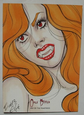 Once Bitten Sketch von Elfie Lebouleux Asylum Studios