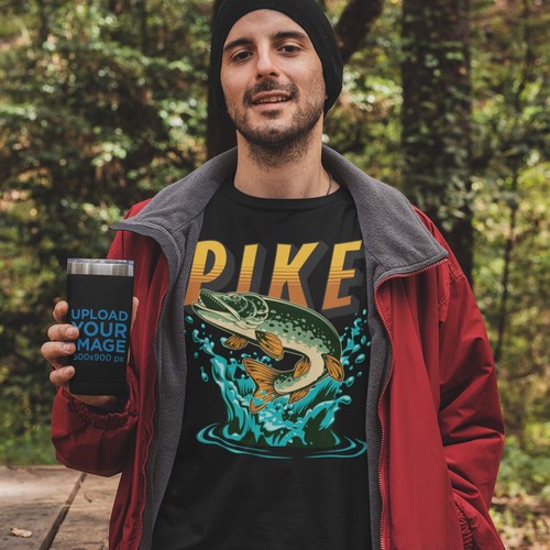 Camiseta Pike Divertida Northern Pike Pescador Camiseta Papá Pescador Pescador Abuelo - Imagen 21 de 41