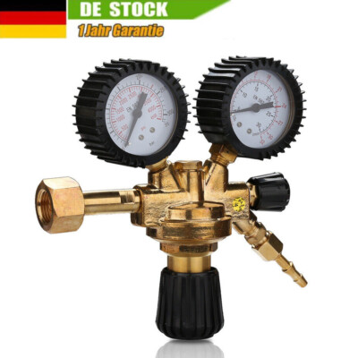 Profi Druckminderer Argon CO2 Schutzgas Druckregler MIG MAG Wig Schweißgerät Neu