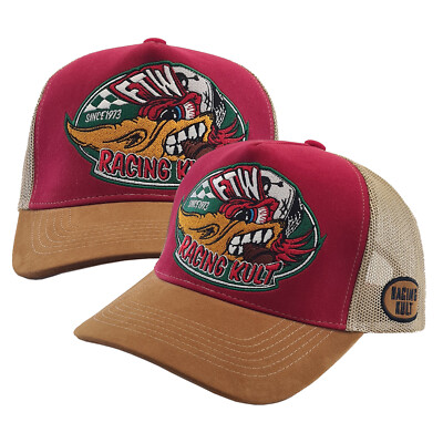 Racing Kult Trucker Cap Speedbird FTW mit Stick Unisex Meshcap Snapback Basecap