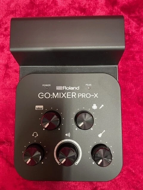 ROLAND GO: MIXER PRO-X Black Audio Portable for Smartphone Studio