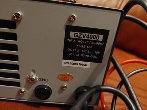 DIAMOND GZV4000 Power Supply Variable 5V-15VDC 40A - Picture 5 of 5