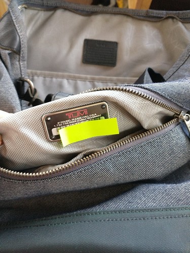 Tumi Dalston Perch Tote Backpack Convertible Gray Travel Black Bag Large - Picture 15 of 18
