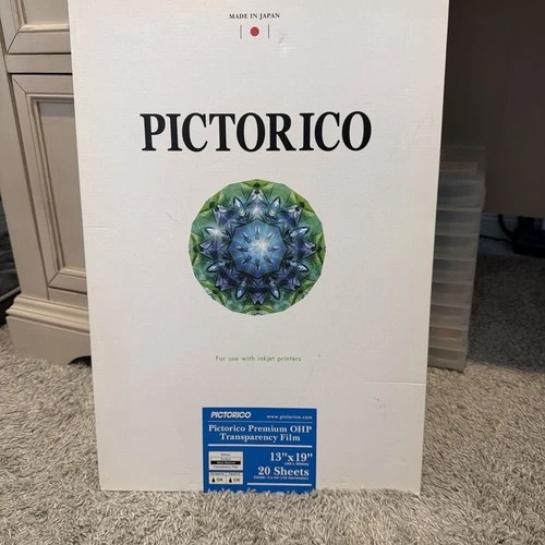 PICTORICO PREMIUM OHP Transparency Film (13"x19") 20 Sheets for inkjet - product listing photo