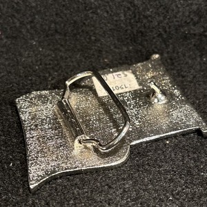New! High Quality Enameled Metal American Waving Flag Belt Buckle