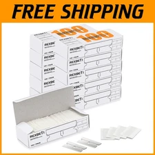 1000PCS Durable Industrial Razor Blades for Safety Scrapers - 1.5 x 0.75 Inch