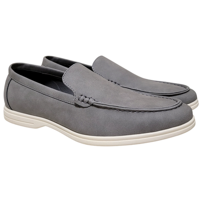 Alfani Men Porter Slip On Moc Toe Loafers Size US 11.5M Grey  display picture 1