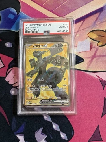 PSA 10 Zekrom ex 158/086 Black Bolt Ultra Rare Holo