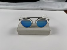 Christian Dior DIORSOREAL , White/Blue Sunglasses, RH402BLPSF