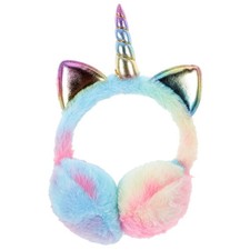 Cute Unicorn Earmuff Headband Plush Warm Winter Earmuff for Outdoor Use
