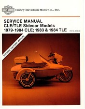 CLE/TLE SideCar 79-84 - Manuel USB HARLEY-DAVIDSON Anglais