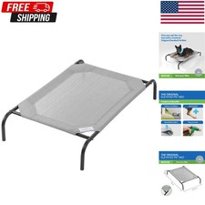 Coolaroo Elevated Dog Bed - Breathable Off-The-Ground Pet Bed with Cool
