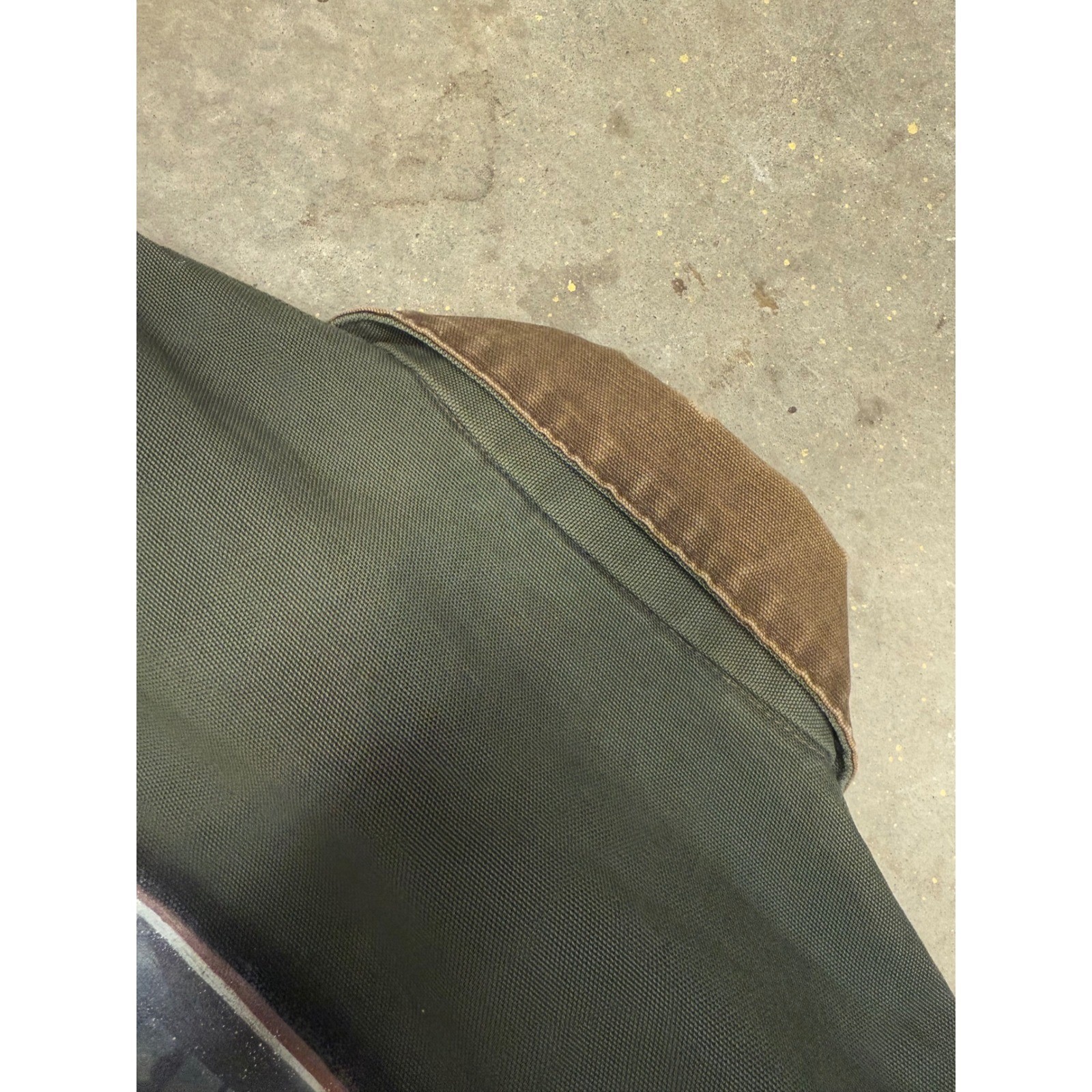 Carhartt Mens JB0866 Jacket Lined Canvas Trucker Style Size XL Graphic Print thumbnail 10