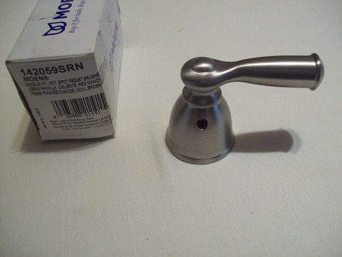 Moen Hot Handle ONLY 142059SRN spot resist brushed nickel lavatory no set screw - Picture 3 of 6