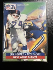 1991 Pro Set - Erik Howard #64