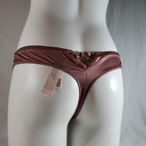 Victoria's Secret Tanga Riemchenring Hardware ouvert Large Vintage Rose - Bild 2 von 6