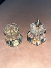 10 VINTAGE GLASS DRAWER KNOBS LARGE AND SMALL — photo 6